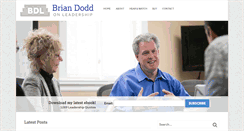 Desktop Screenshot of briandoddonleadership.com